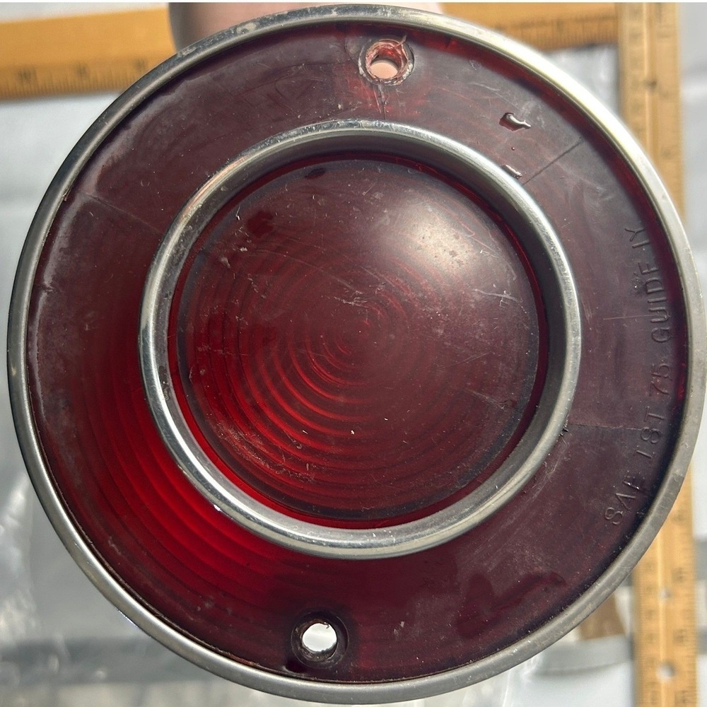 1970 Chevy Corvette C3 OEM Rear Tail Lights Pair Red GM Original Project Used